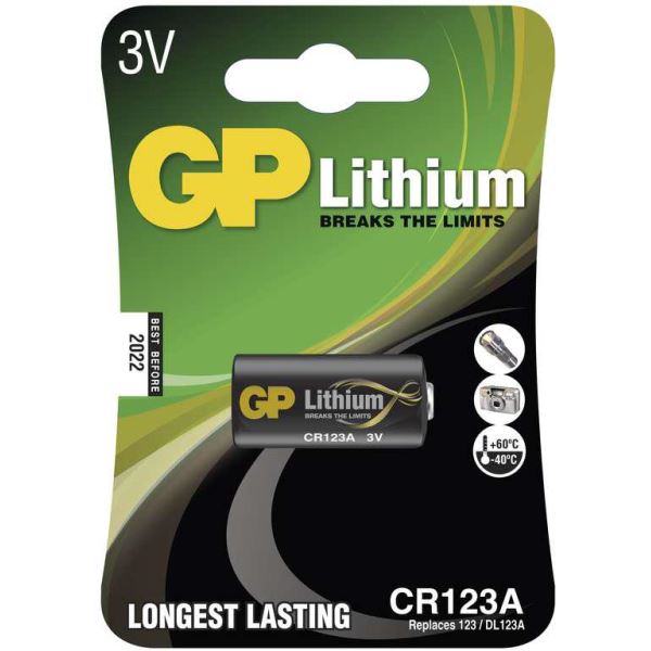 GP Batteries Lithiová baterie GP CR123A