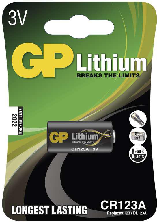 Levně Gp batteries lithiová baterie gp cr123a