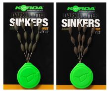 Korda Stoppery Tungstenové Sinkers Gravel Brown (9)