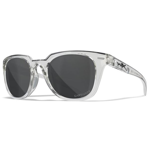 Wiley X Polarizační Brýle Ultra Captivate Polarized Smoke Grey Gloss Crystal Light Grey