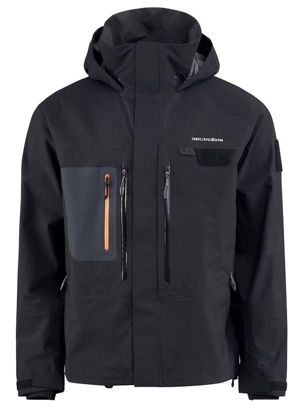 Grundéns bunda portal gore-tex wading jacket black - xxxl