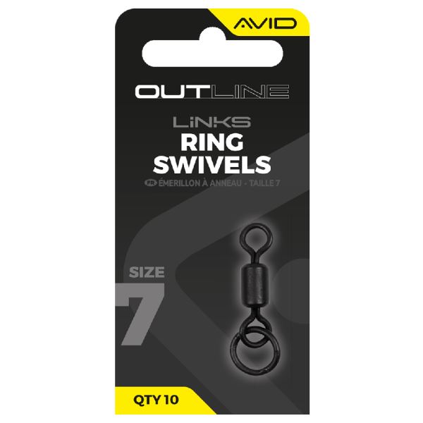 Avid Carp Obratlík s Kroužkem Outline Ring Swivel