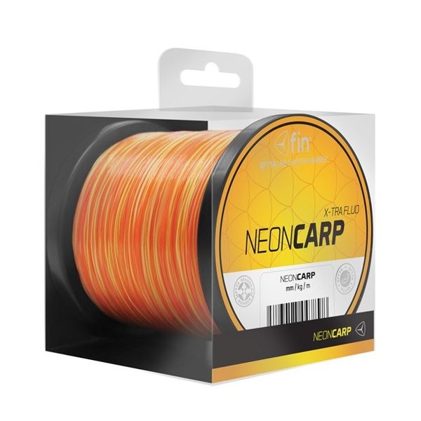 Fin Vlasec Neon Carp Žluto Oranžová 800 m Průměr 0,40 mm / Nosnost 25,4 lb