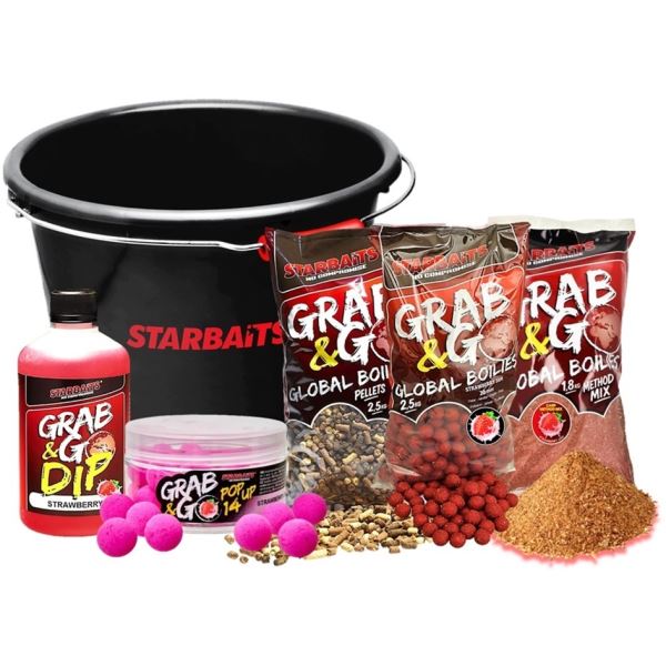 Starbaits Akční Kbelík G&G Global Strawberry Jam