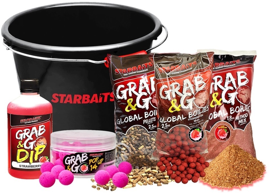 Starbaits akční kbelík g&g global strawberry jam