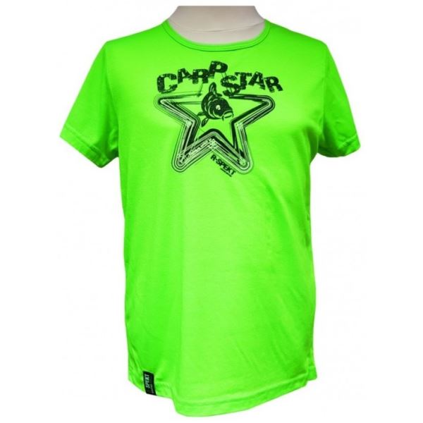 R-SPEKT Tričko Carp Star Dětské Fluo Green