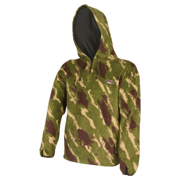 TFG Fleecová mikina s kapucí Hardcore Camo Fleece Hoody
