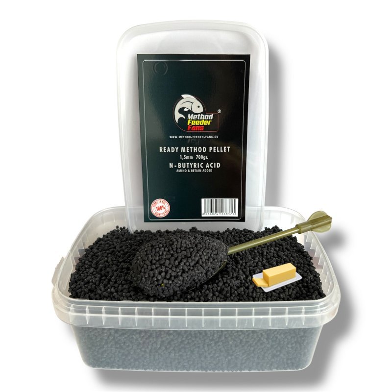 Levně Method feeder fans pelety ready method 700 g 1,5 mm - n-butyric acid