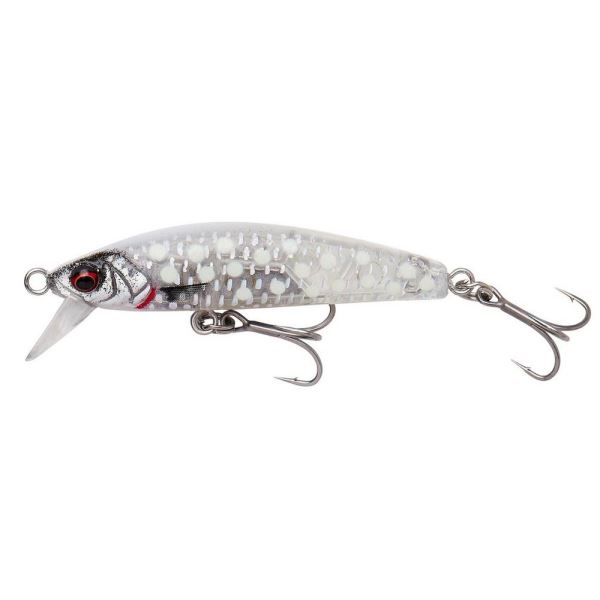 Savage Gear Wobler Gravity Minnow Sinking Crystal White Glow 6 cm 12 g