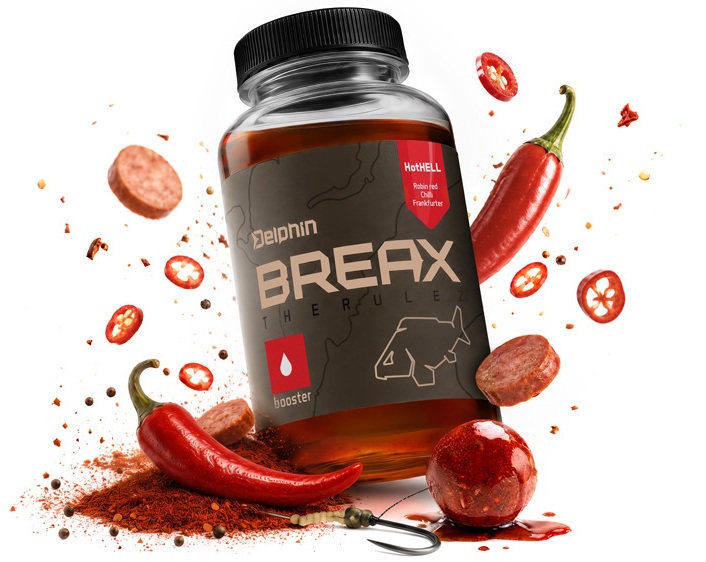 Delphin booster breax hothell robin red chilli fr.klobása 250 ml