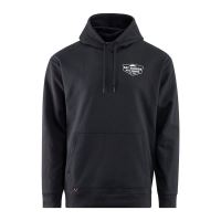 Grundéns Mikina Eat Your Words DWR HD Hoodie Black Salmon Graphic (1)