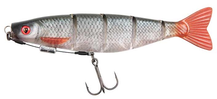 Fox rage gumová nástraha pro shad jointed loaded uv ultra natural roach - 23 cm