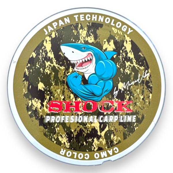 Method Feeder Fans Šokový Vlasec Shock Mussel Leader Camo 100 m 0,50 mm 19,95 kg