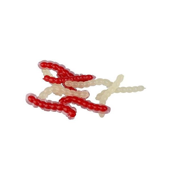 Prologic Plovoucí Umělé Nástrahy ArtBait Bloodworm Red & Glow 20 ks