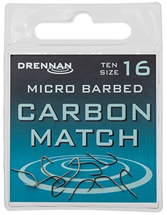 Levně Drennan háčky carbon match - velikost 20