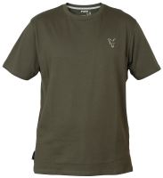 Fox Triko Collection Green Silver T Shirt-Velikost S