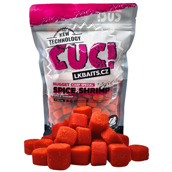 LK Baits CUC Nugget Carp Spice Shrimp 1 kg