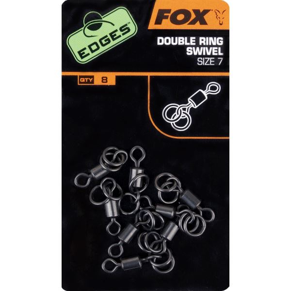 Fox obratlík edges double ring swivel č.7