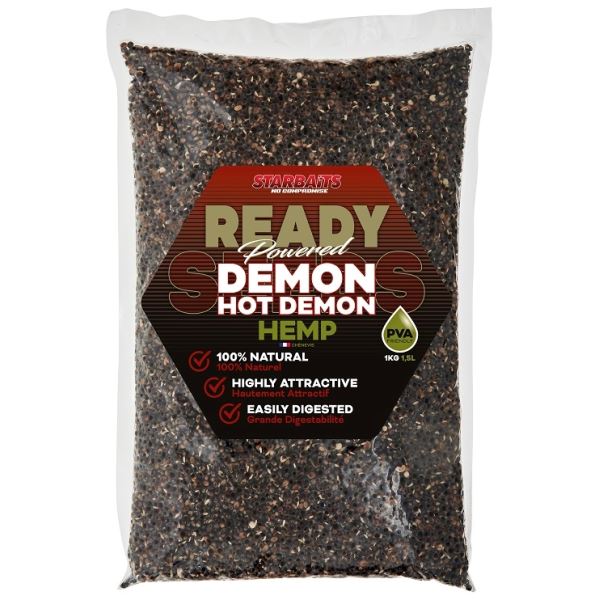 Starbaits Konopí Ready Seeds Hot Demon Hemp 1 kg