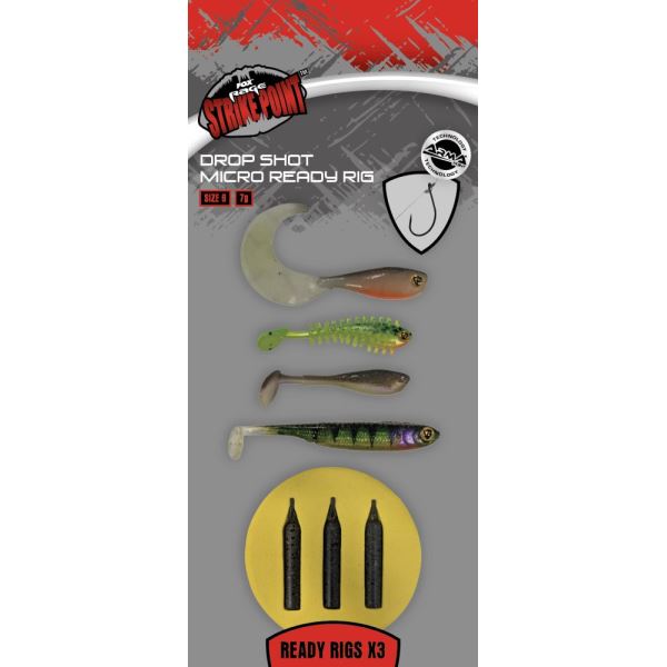 Fox Rage Montáž Drop Shot Micro Ready Rig 3 ks