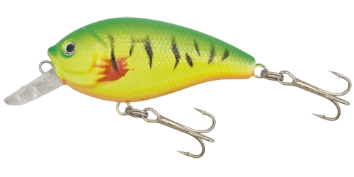 Kamasaki wobler fat zelená-žlutá 6 cm