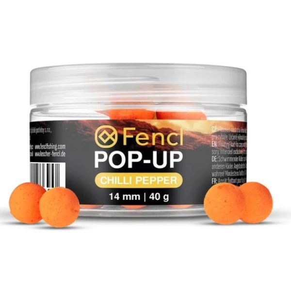 Fencl Plovoucí Boilie Pop Up Chilli Pepper 40 g 14 mm