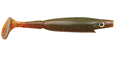 Levně Strike pro gumová nástraha piglet shad motor oil pepper-10 cm 7 g