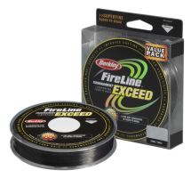 Berkley Splétaná šňůra Fireline Exceed 110 m šedá-Průměr 0,32 mm / Nosnost 23,5 kg