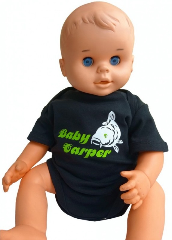 R-spekt body baby carper black - 12-18 měs