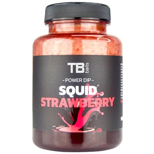 TB Baits Power Dip GLM Squid Strawberry 150 ml