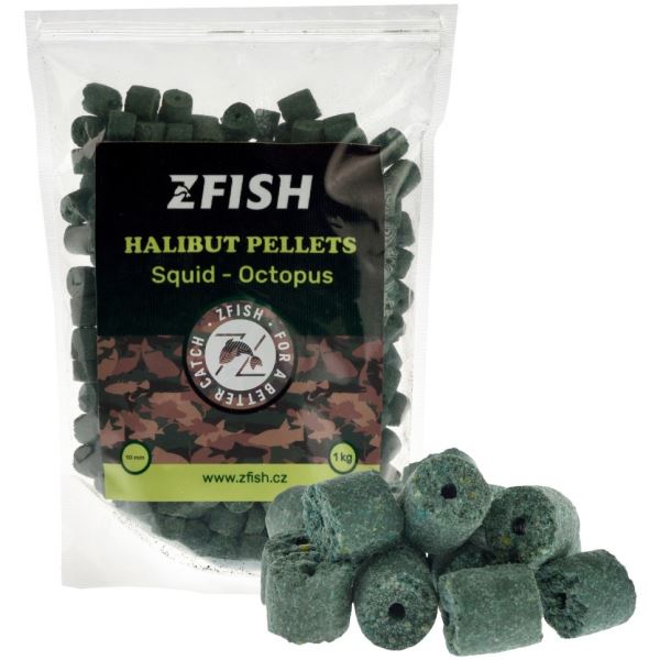 Zfish Pelety Halibut Pellets Squid Octopus 1 kg
