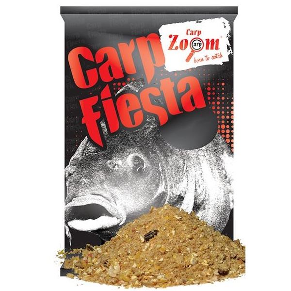 Carp Zoom Krmítková Směs Carp Fiesta Groundbaits XXL Carp Žlutá Med 1 kg