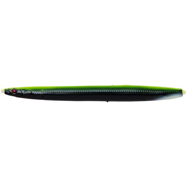 Savage Gear Gumová Nástraha 3D Soft Line Thru Sandeel Sinking Black Yellow 12,5 cm 20 g