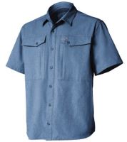 Geoff Anderson Košile Zulo II Modrá Krátký Rukáv - L