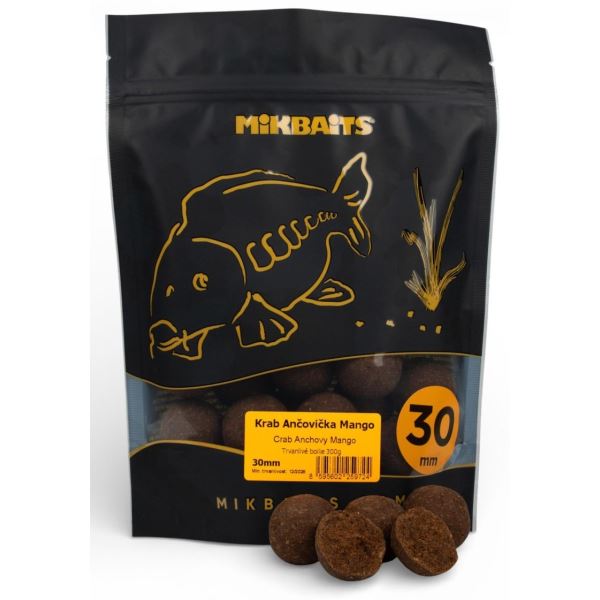 Mikbaits Boilie Fanatica Krab Ančovička Mango
