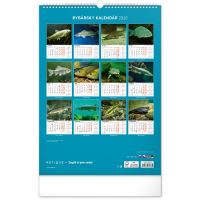 PGCZ Nástěnný Rybářský Kalendář 2026 SK 33x46 (1)