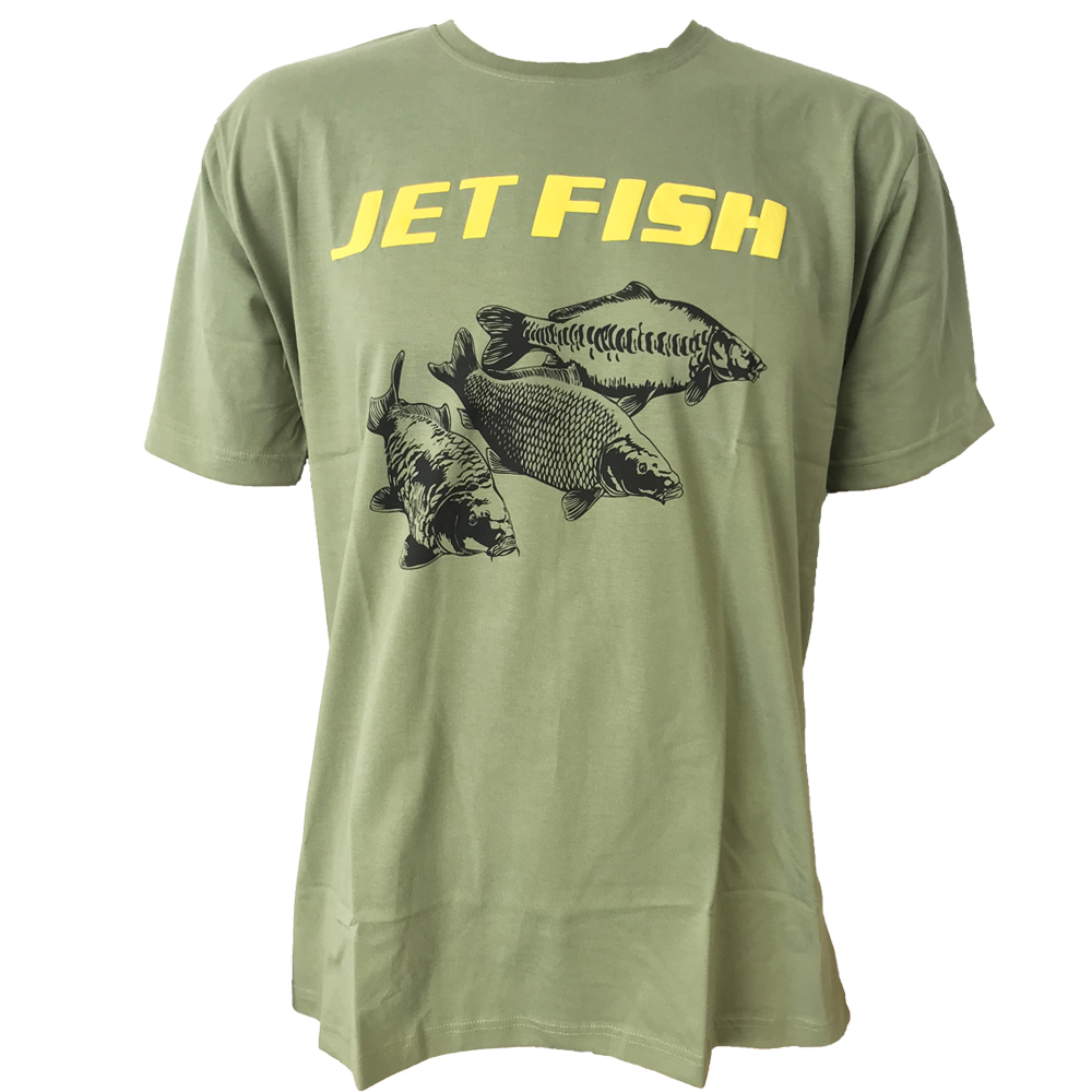 Levně Jet fish triko olivové -velikost xl
