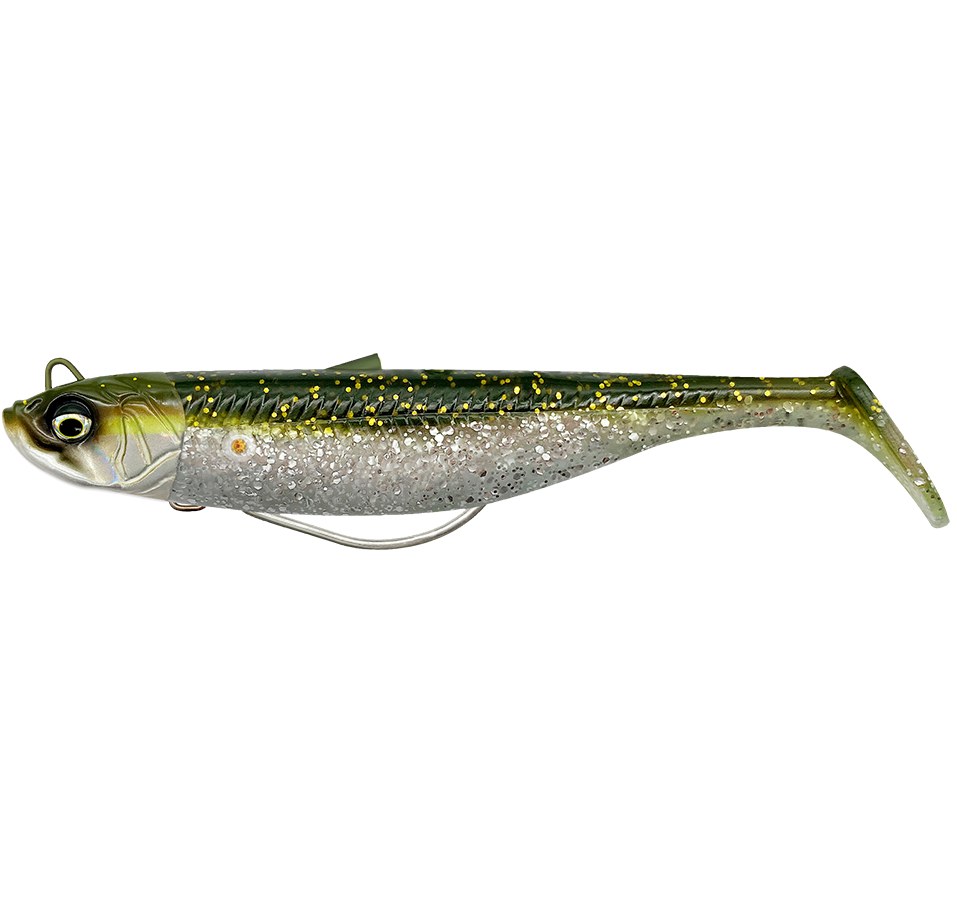 Levně Savage gear gumová nástraha minnow wl sinking green silver 2+1 - 12,5 cm 28 g