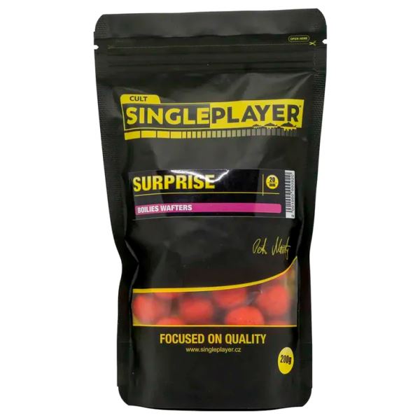 Singleplayer Vyvážené Boilies Wafters Surprise 200 g 20 mm