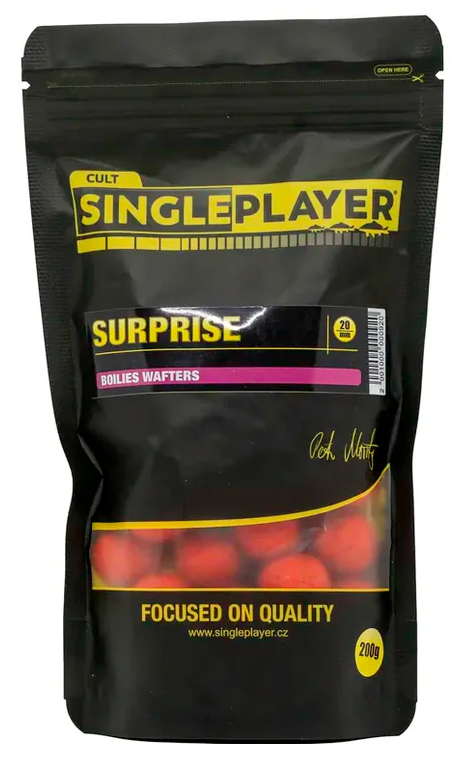 Levně Singleplayer vyvážené boilies wafters surprise 200 g 20 mm
