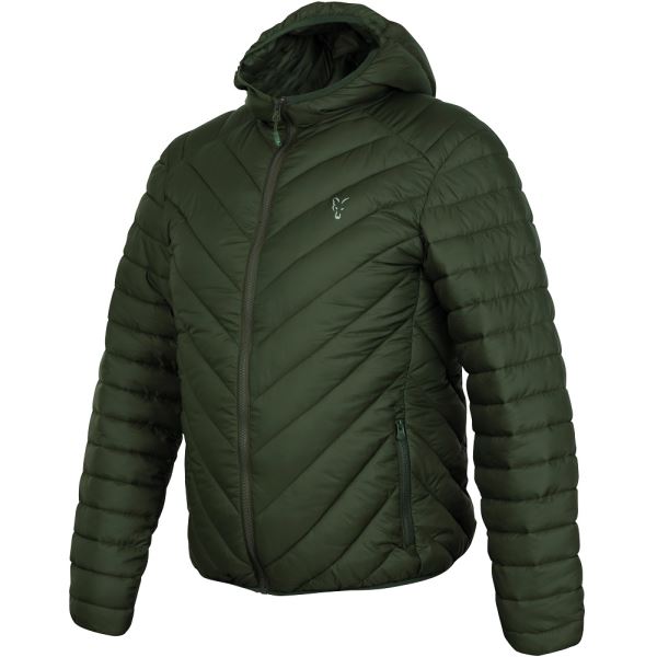Fox Bunda Collection Quilted Jacket Green Silver