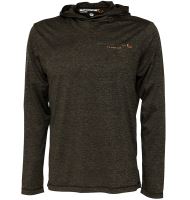 Savage Gear Mikina Fighter Stretch Hoodie Burnt Olive Melange
