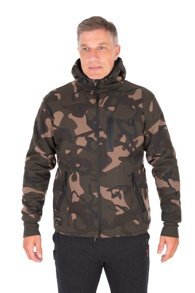 Levně Fox mikina camo full zip prem sherpa 310 hoodie - xxl