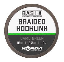 Korda Návazcová Šňůra Basix Braided Hooklink Camo Green 10 m (2)