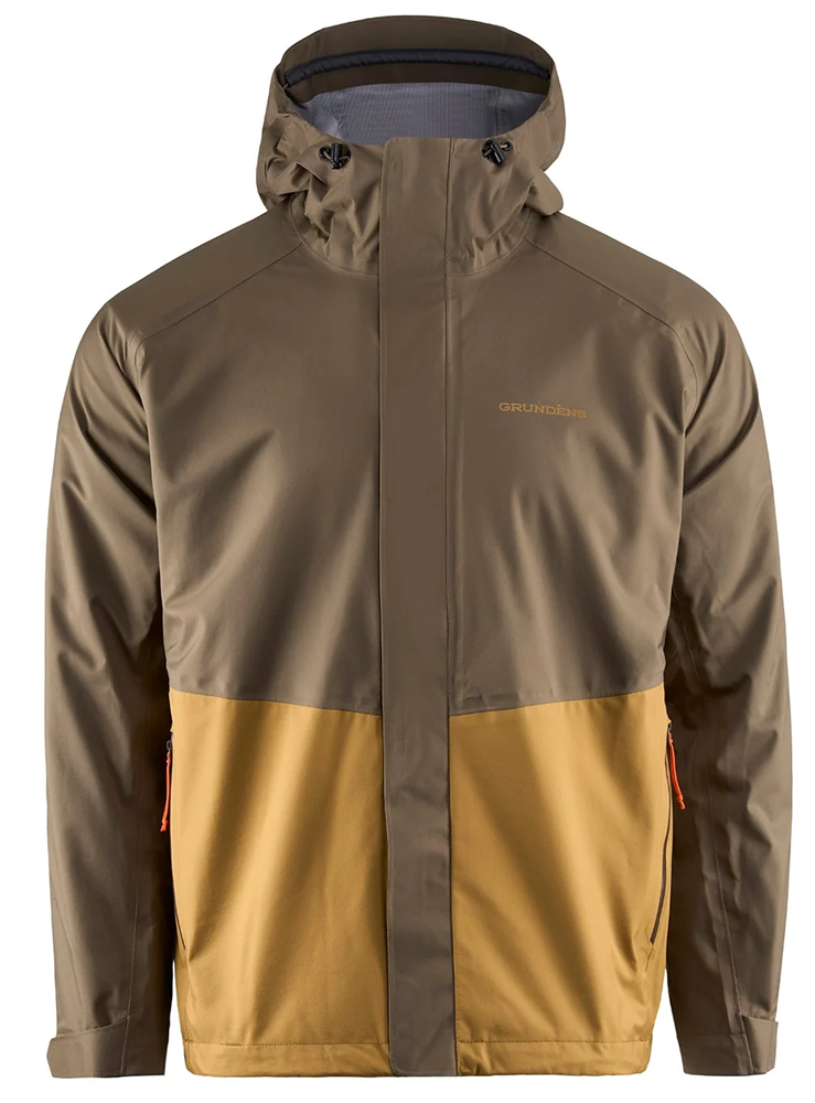 Grundéns bunda charter jacket whiskey/otter - m