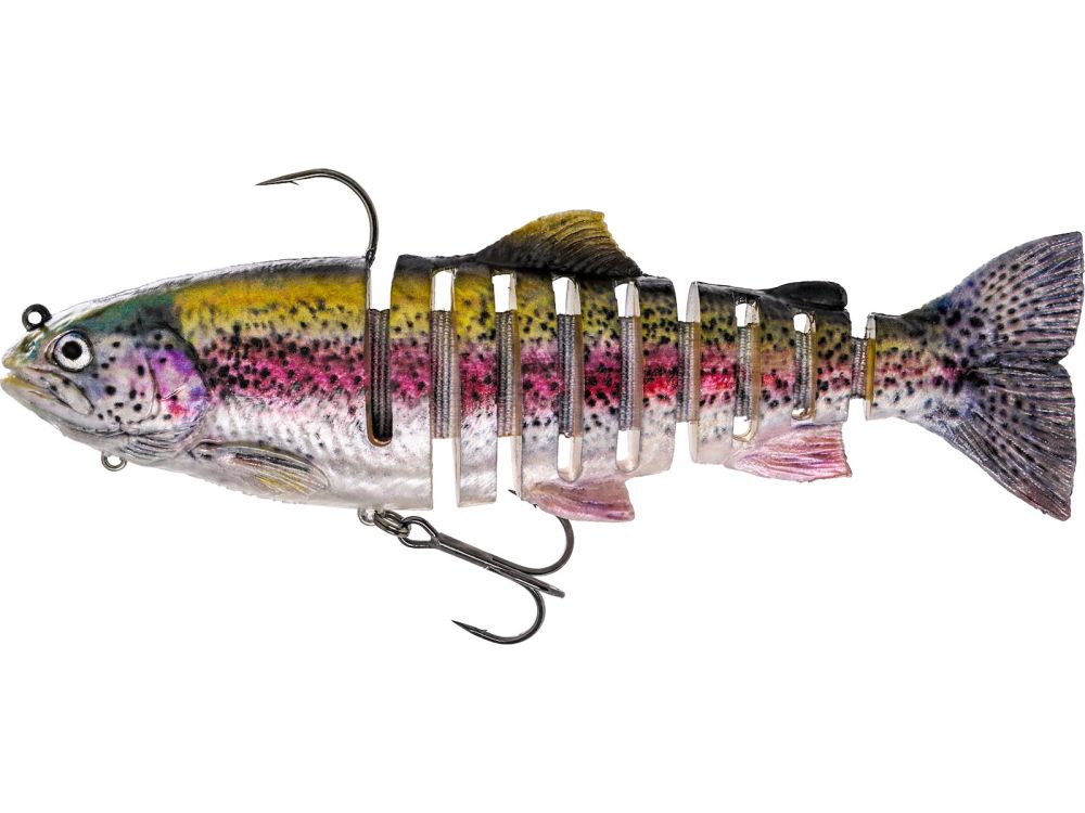Westin gumová nástraha tommy the trout multi jointed r2f real rainbow trout - 20 cm 105 g
