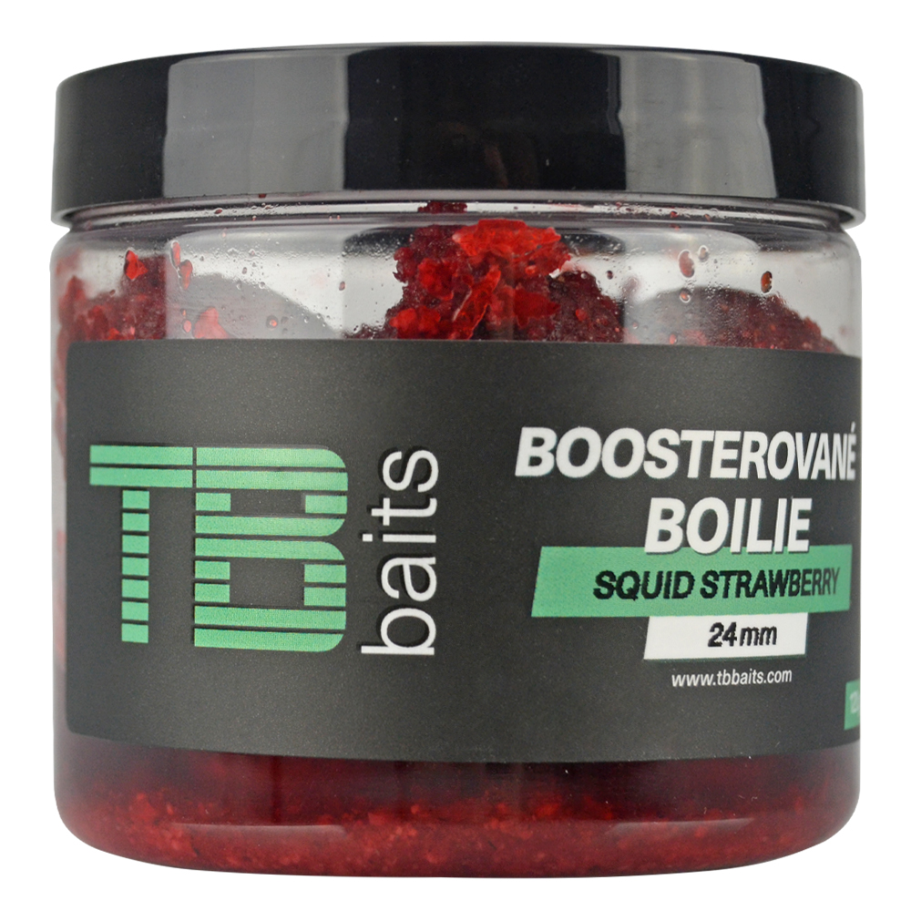 Levně Tb baits boosterované boilie squid strawberry 120 g - 24 mm