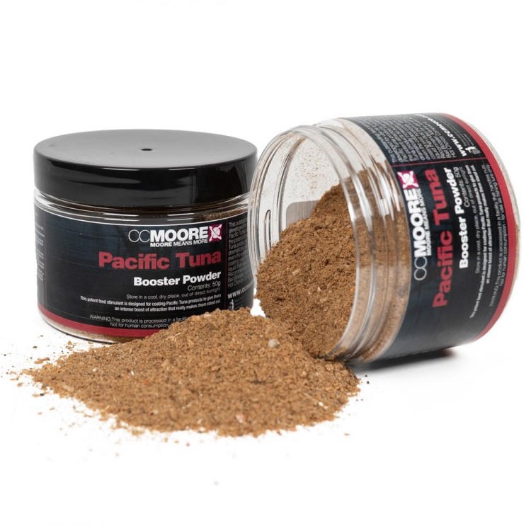 Levně Cc moore booster powder pacific tuna - 50 g