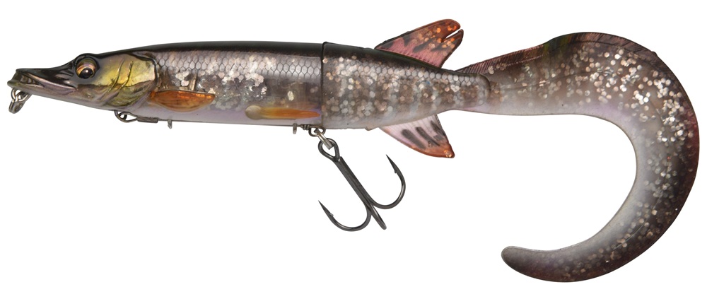 Savage gear gumová nástraha 3d hybrid pike slow sinking silver pike - 17 cm 47 g