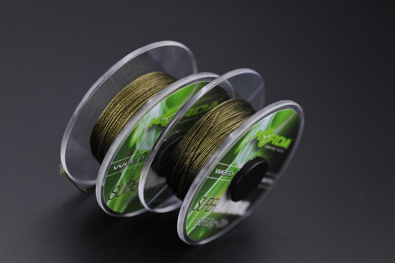 Levně Korda návazcová šňůra super natural weed green-průměr 18 lb